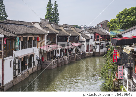 沿運河的都市風景 36439642
