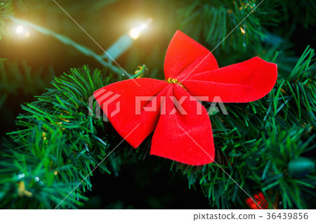 Christmas decoration with lights garland 36439856