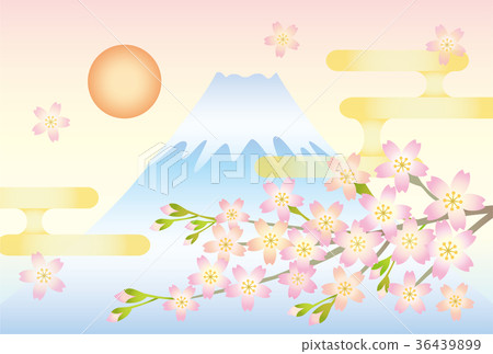 富士山和佐倉的日出 富士山和佐倉的日出 36439899