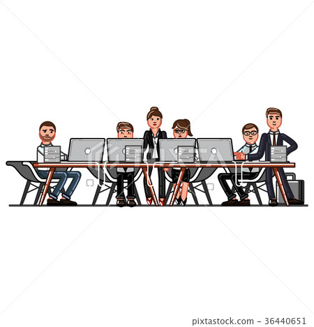 Business men and women 36440651