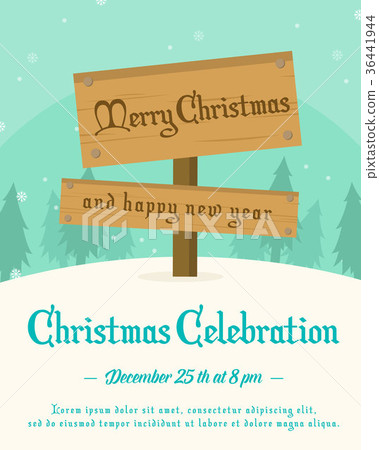 Christmas poster scenery background collection Christmas poster scenery background collection 36441944