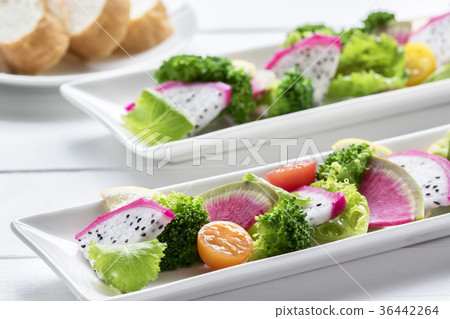Colorful vegetable salad Colorful vegetable salad 36442264
