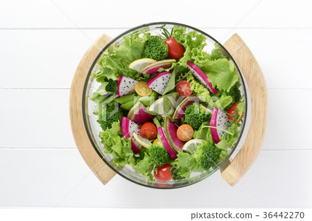 多彩的蔬菜沙拉 多彩的蔬菜沙拉 36442270