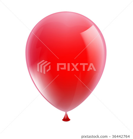 red balloon isolated on white background red balloon isolated on white background 36442764