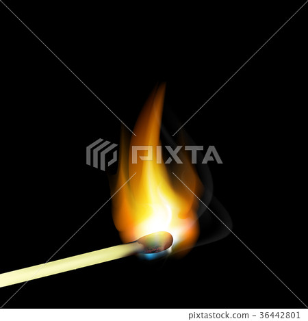 realistic burning match realistic burning match 36442801
