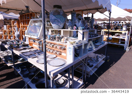 Mashiko Town, a pottery market in autumn 36443419
