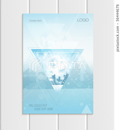Vector brochure A5 or A4 format Christmas New Year 36444676