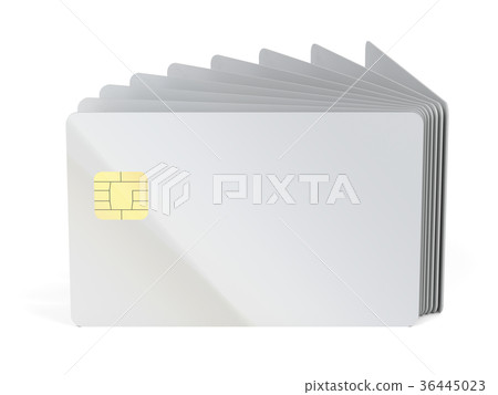 blank plastic card