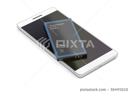 Smartphone with spare battery 36445028
