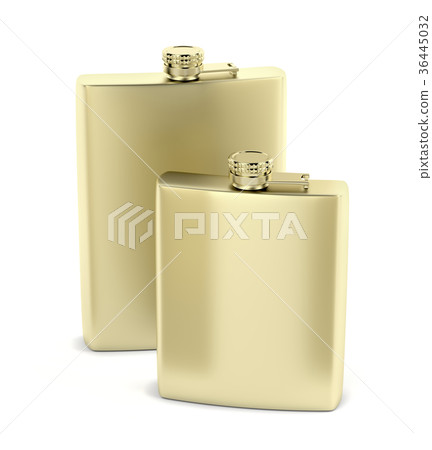 Golden hip flasks Golden hip flasks 36445032