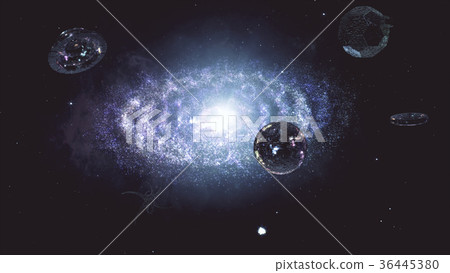 Alien Spaceship Amazing Planetary Nebula Galaxy 36445380