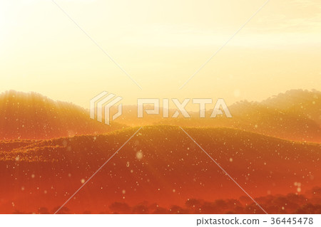 Wonderful Fairy Tale Magical Scenery in Sunset 36445478