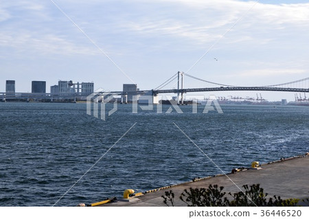 Takeshiba Wharf Rainbow Bridge Takeshiba Wharf Rainbow Bridge 36446520