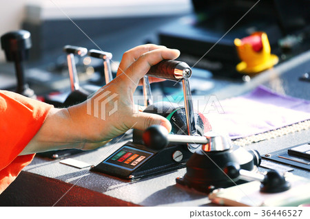 control room of vessel and operated by captain  36446527