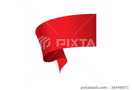 vector red ribbon vector red ribbon 36446671