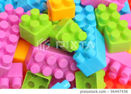 plastic toy building blocks 36447436