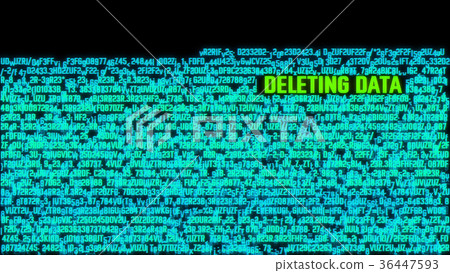 Deleting Data Computer System Hacked Terminal Deleting Data Computer System Hacked Terminal 36447593