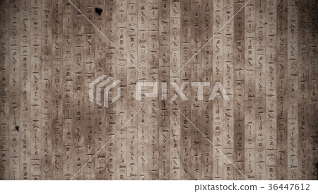 Egyptian Hieroglyphs Ancient Stone Wall Vintage Egyptian Hieroglyphs Ancient Stone Wall Vintage 36447612
