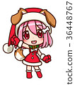 井上聖誕老人_D _紅色×桃花發 36448767