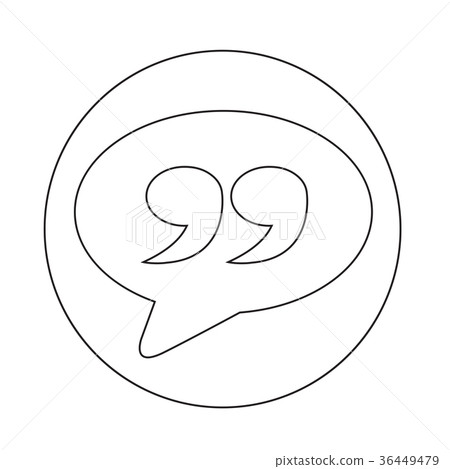 Blockquote  icon 36449479