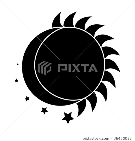 sun and moon shapes sun and moon shapes 36450052