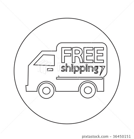 Free shipping icon 36450151