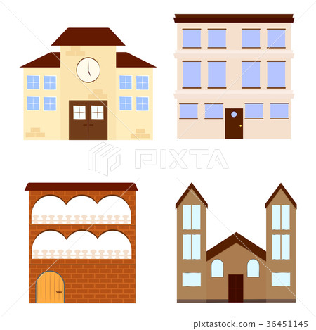 Abstract big Building 36451145