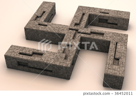 Nazi Swastika Unique 3D Design 36452011