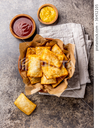 Fried cheese empanadas. Traditional Latin American Fried cheese empanadas. Traditional Latin American 36452105