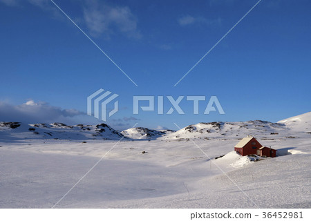 Norwegian mountain plateau Hardangervidda 36452981