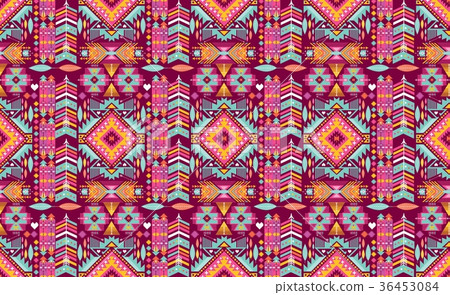 Fancy abstract geometric pattern in tribal style Fancy abstract geometric pattern in tribal style 36453084