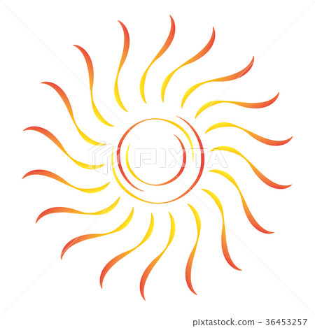 abstract sun shape abstract sun shape 36453257
