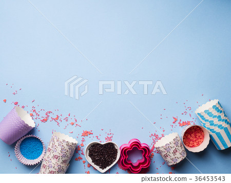 Sweet baking concept. Girlish style 36453543