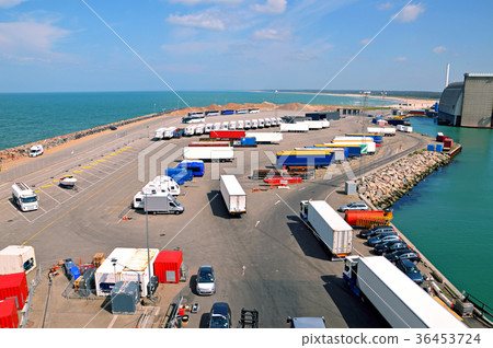 Parking of a ferry terminal Parking of a ferry terminal 36453724
