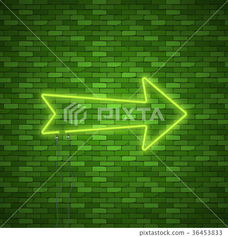 Neon Arrow Sign Neon Arrow Sign 36453833