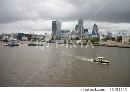 London: Tower of London seen from Tower Bridge London: Tower of London seen from Tower Bridge 36455323