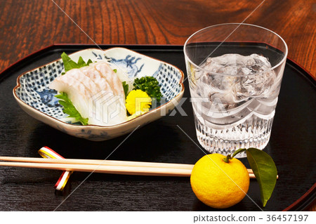 Soba shochu white fish Soba shochu white fish 36457197