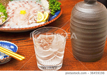 Sashimi assorted shochu 36459198