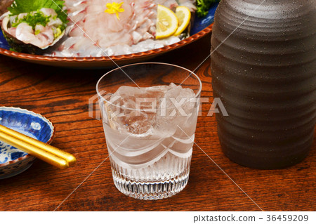 Sashimi assorted shochu 36459209