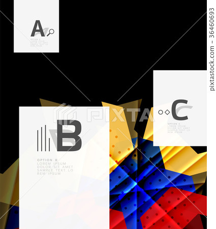 Color triangles background design Color triangles background design 36460693