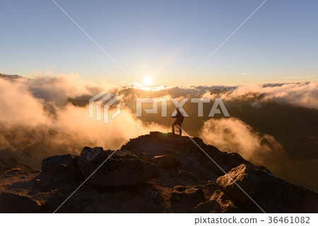 Summit climber at Mount Rainier National Park 36461082