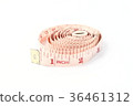 Measuring tape isolated on white background 36461312