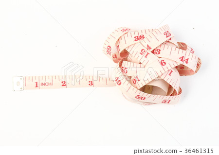 Measuring tape isolated on white background Measuring tape isolated on white background 36461315