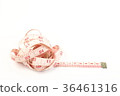 Measuring tape isolated on white background 36461316