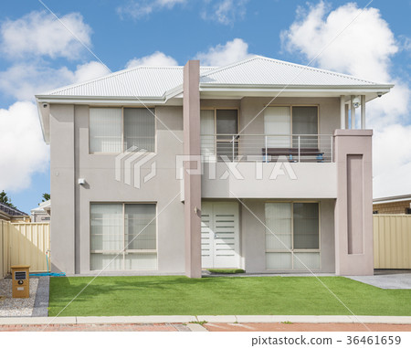 modern suburban house modern suburban house 36461659