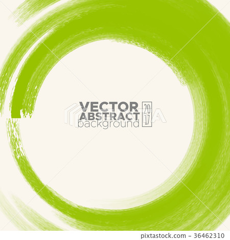 Color ink round stroke on white 36462310