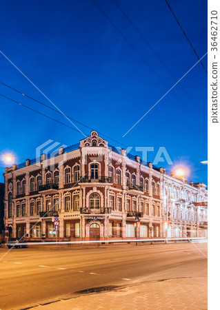 Post Office building under blue skies at night Post Office building under blue skies at night 36462710