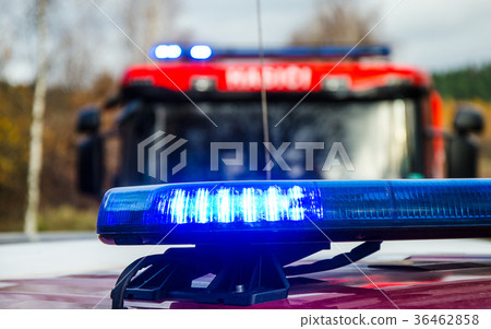 Light of fire engines 36462858