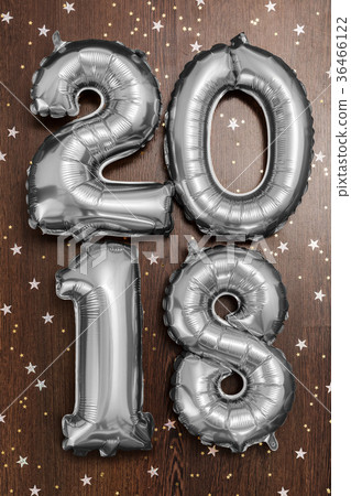 Bright metallic silver balloons figures 2018 Bright metallic silver balloons figures 2018 36466122