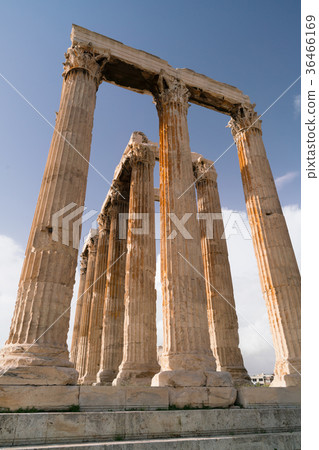 Iconic pillars of Temple of Olympian Zeus, Athens Iconic pillars of Temple of Olympian Zeus, Athens 36466169